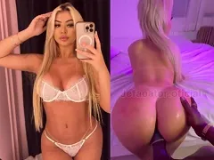 Negão gozando gostoso dentro da buceta da loirinha